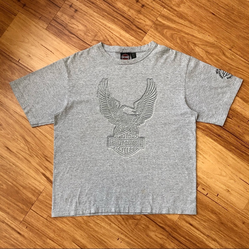 *SOLD* HARLEY DAVIDSON | 2003 Denver, CO Monochrome Shirt (L)